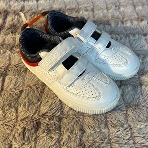Carter's White Sneakers with Velcro Strap and Padded Ankle